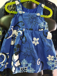 Blue Hawaiian Dress