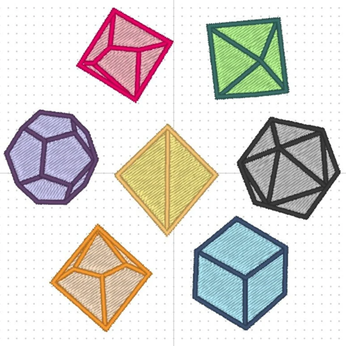 D20 Dice Patch